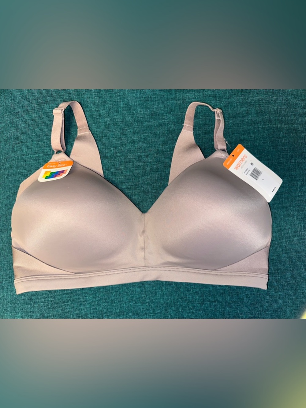 NEW Warner's RN2231A No Side Effects Wirefree Bra Nude Back Smoothing L NWT